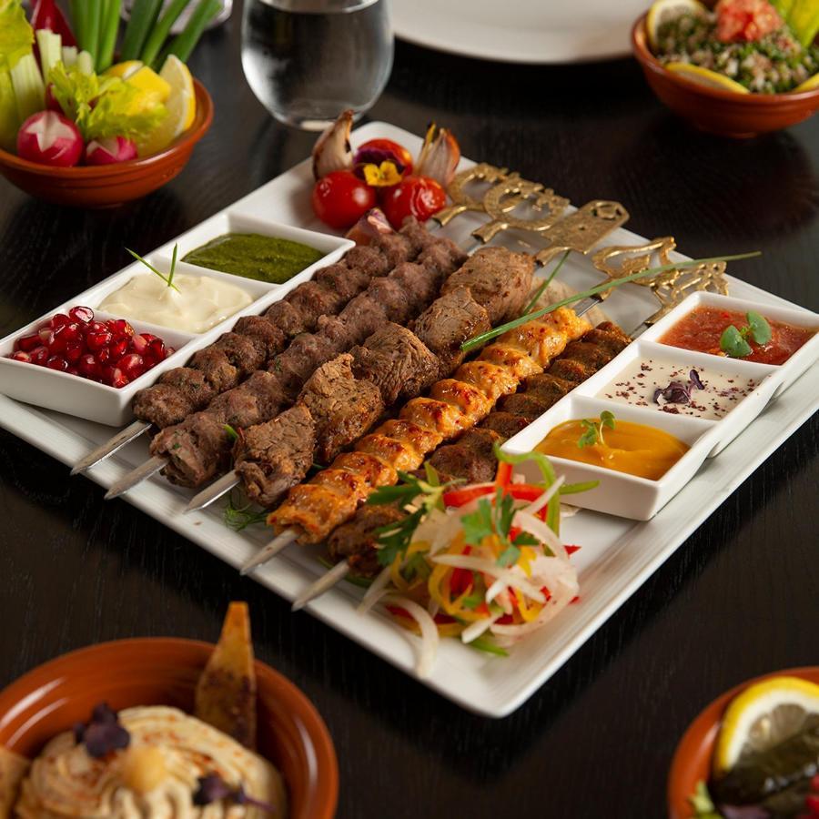 Hotel Mondrian Ad Dawhah Esterno foto Mixed kebab