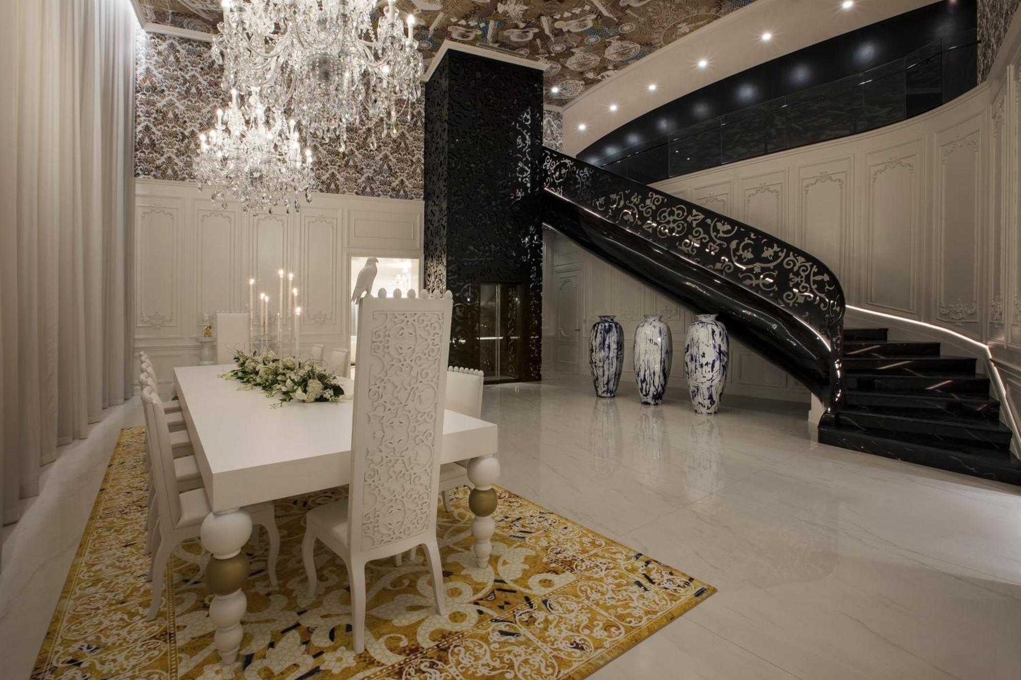 Hotel Mondrian Ad Dawhah Camera foto Interior of the hotel